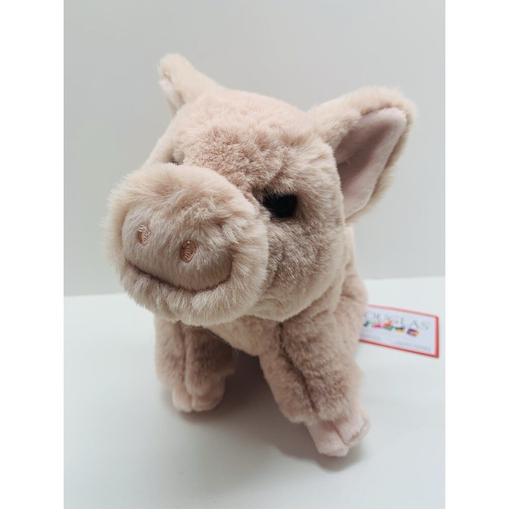 Douglas Pinkie Pink Pig Soft Plush Stuffed Animal #15049 New W Tags